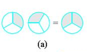 Geometric Shapes Showing Fraction