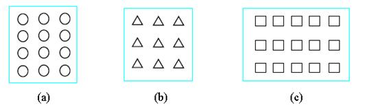 Geometric Shapes Showing Fraction