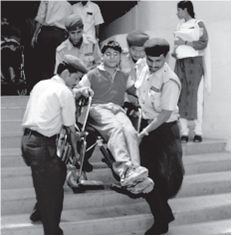 A Boy On Wheelchair