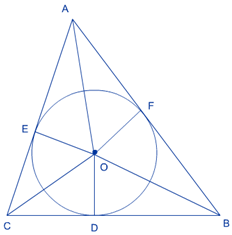 Circumtriangle of  Circle