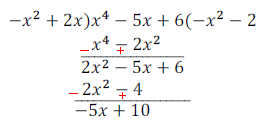 division of polynomials