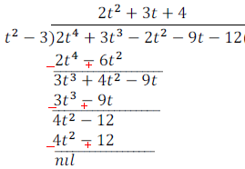 division of polynomials