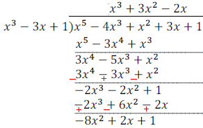 division of polynomials