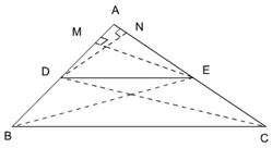 figure for theorem 1 on similarity of triangles