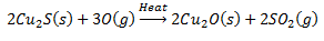 oxidation of copper sulphate