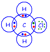 lewis dot structure of methyl chloride