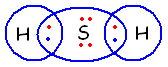lewis dot structure of hydrogen sulfide
