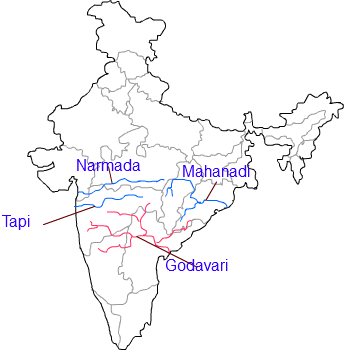 narmada tapi nadi tantra map